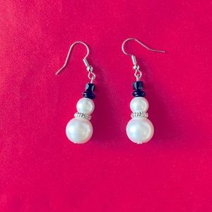 Snowman Earrings